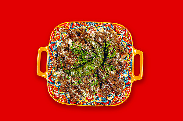 فخارة كبده دبس و طحينية